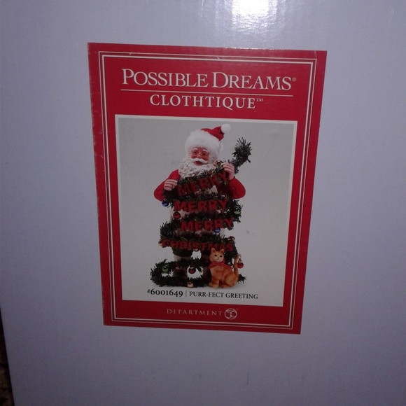 Dept. 56 Other - Possible Dreams. Dept 56 New in box Purr tee